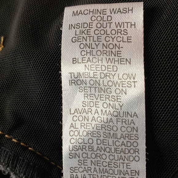 Democracy Ab Technology Blue Straight Jeans Size 2 - Picture 8 of 14